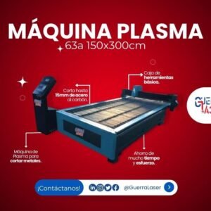 Maquina Plasma 63a 150x300cm